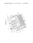 PORTABLE INFORMATION PROCESSING APPARATUS diagram and image