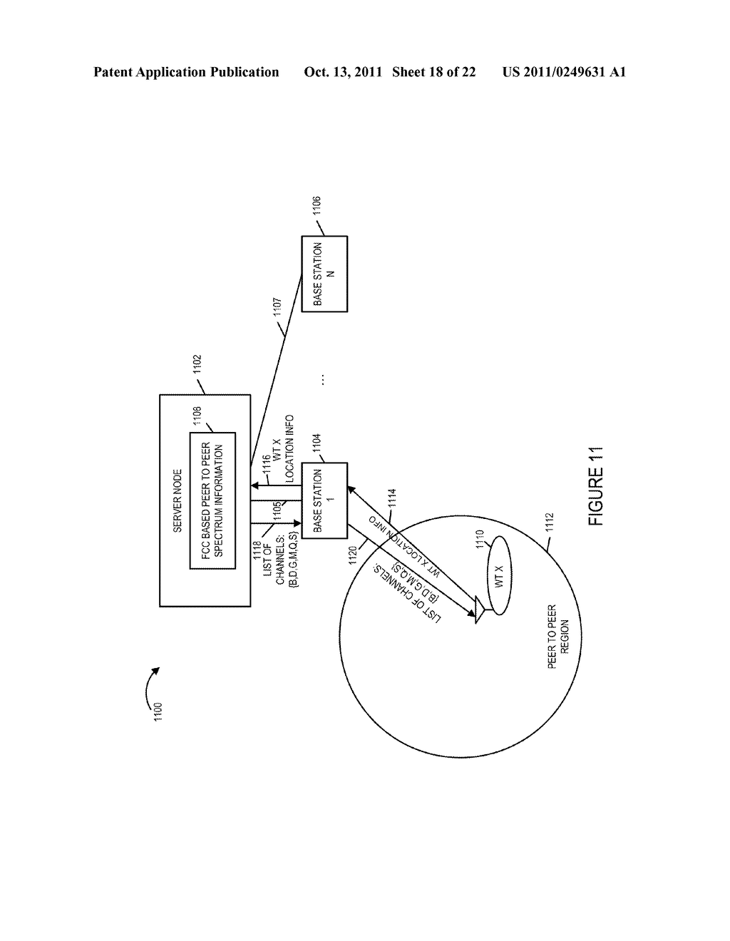 METHODS AND APPARATUS FOR CHANNEL SELECTION IN A PEER TO PEER NETWORK - diagram, schematic, and image 19