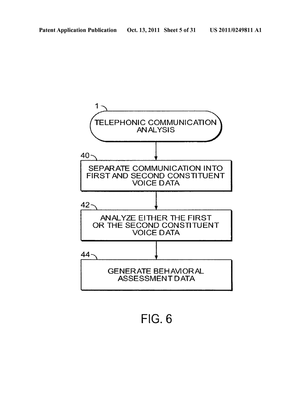 Method and System for Analyzing Separated Voice Data of a Telephonic     Communication Between a Customer and a Contact Center by Applying a     Psychological Behavioral Model Thereto - diagram, schematic, and image 06
