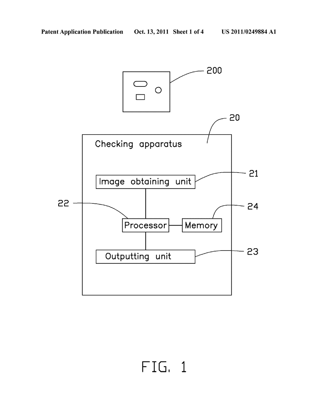 CHECKING APPARATUS AND METHOD FOR CHECKING HOLES POSITION AND SIZE IN A     PLATE - diagram, schematic, and image 02