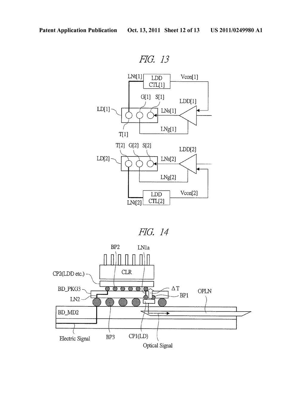 OPTICAL COMMUNICATION MODULE AND OPTICAL COMMUNICATION DEVICE - diagram, schematic, and image 13