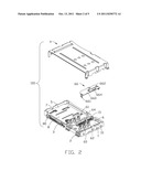 SMALL SIZED STACKED CARD CONNECTOR WITH EJECTOR FACILITATING EJECTION OF A     SIM CARD diagram and image