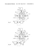 Dual gear train driving structure at input side of basin-type gear diagram and image