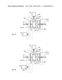 Dual gear train driving structure at input side of basin-type gear diagram and image