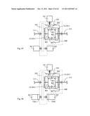 Dual gear train driving structure at input side of basin-type gear diagram and image