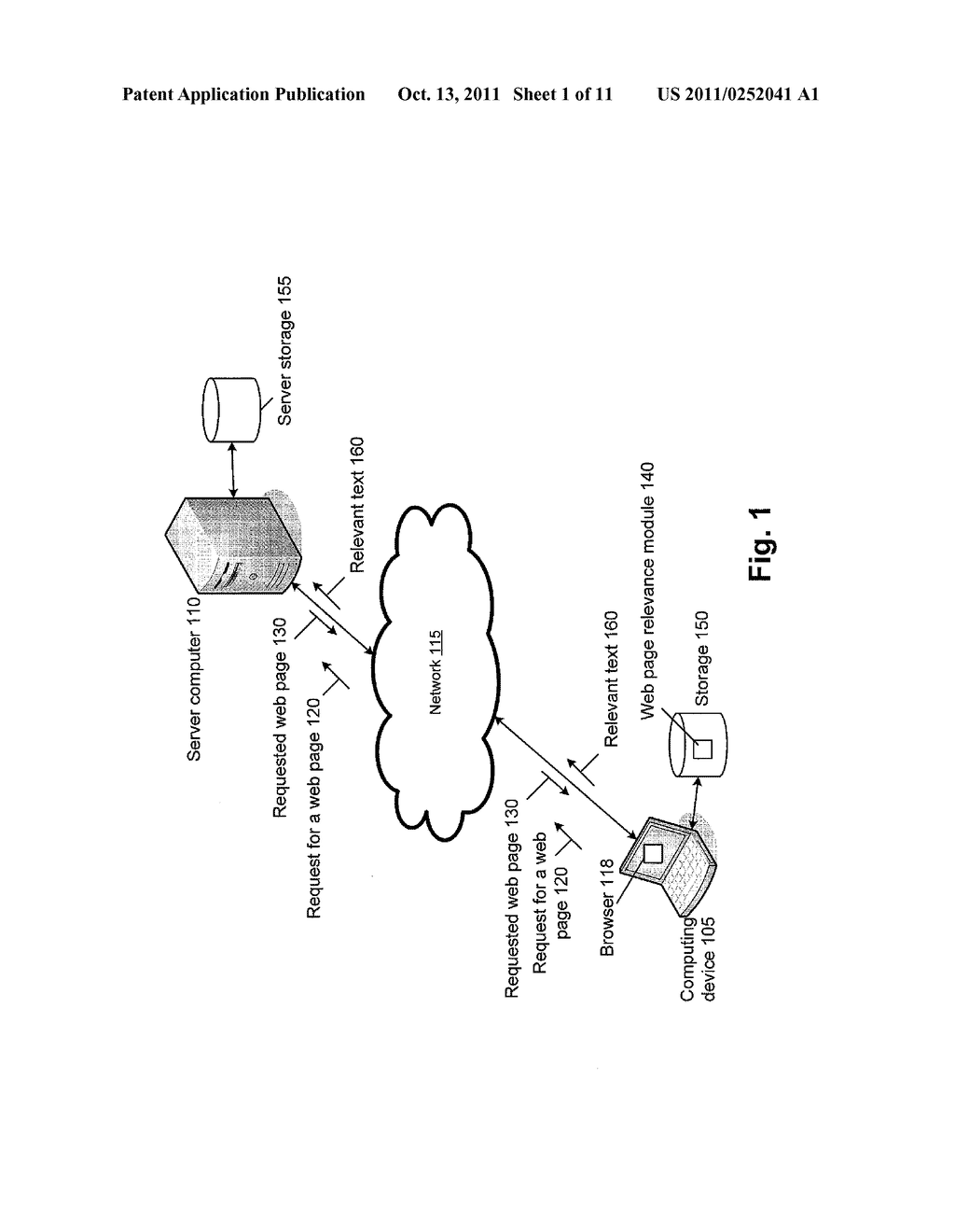 METHOD AND SYSTEM FOR DETERMINING RELEVANT TEXT IN A WEB PAGE - diagram, schematic, and image 02