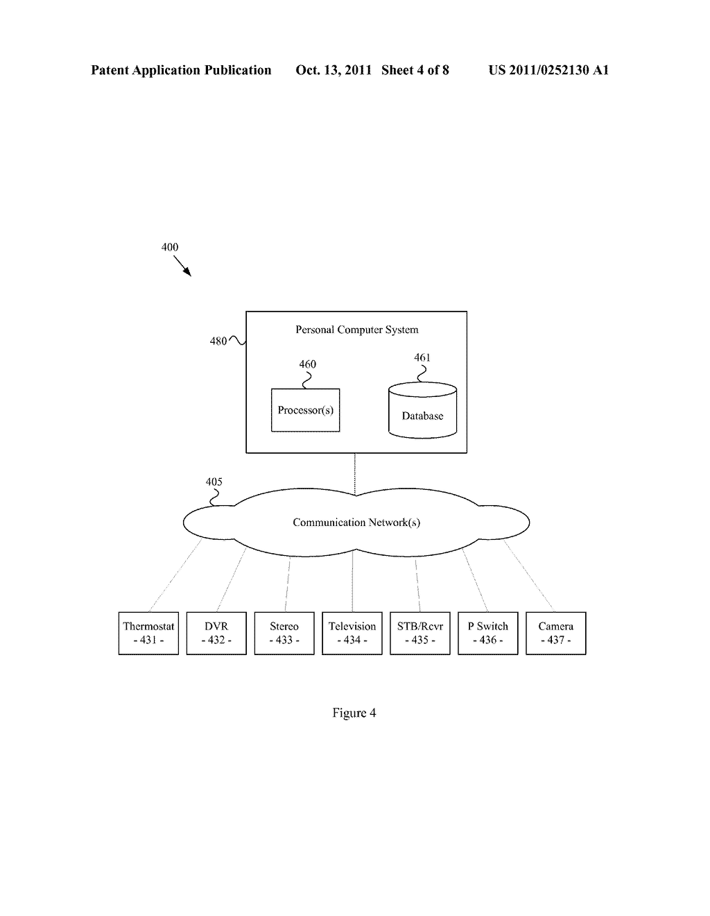 SYSTEM AND METHOD FOR MANAGING A NETWORK OF USER-SELECTABLE DEVICES - diagram, schematic, and image 05