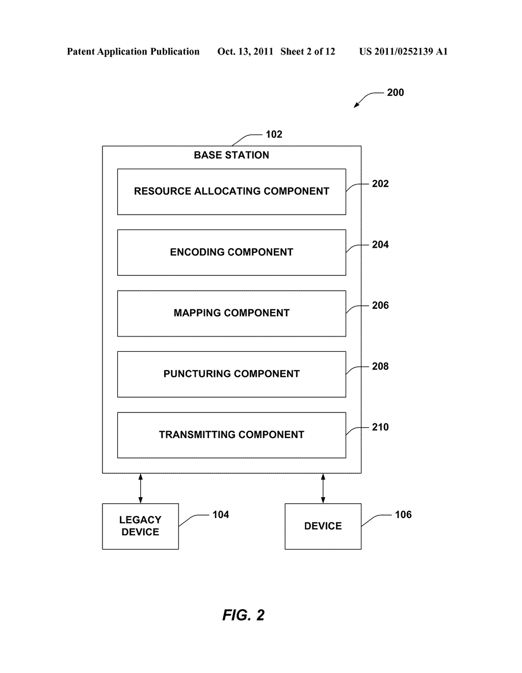 METHOD AND APPARATUS FOR PUNCTURING DATA REGIONS FOR SIGNALS TO MINIMIZE     DATA LOSS - diagram, schematic, and image 03