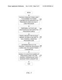 Reducing Power Requirements of a Multiple Core Processor diagram and image