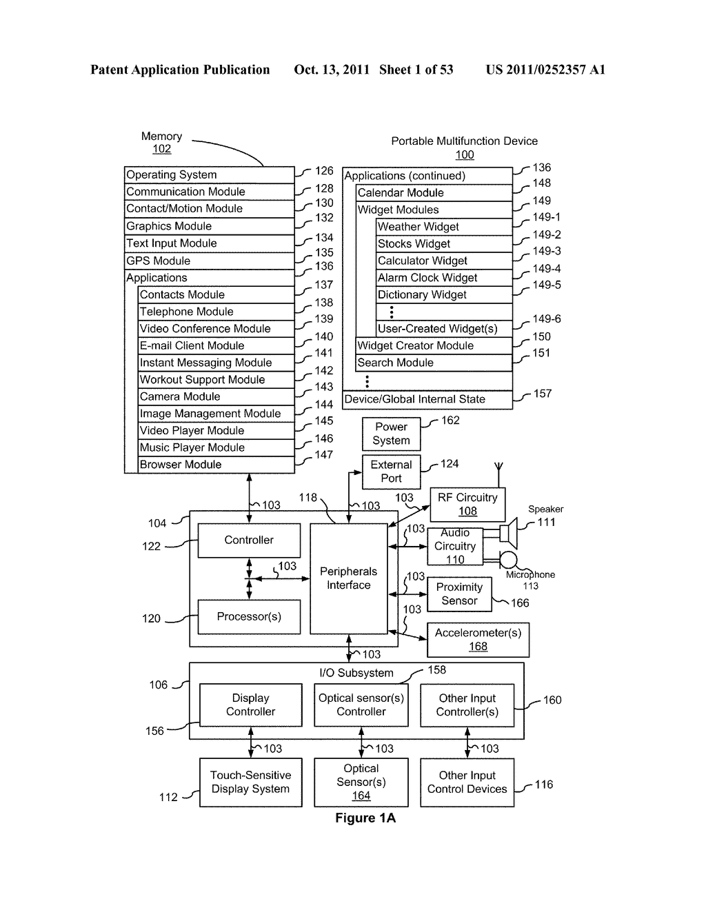 Device, Method, and Graphical User Interface for Managing Concurrently     Open Software Applications - diagram, schematic, and image 02
