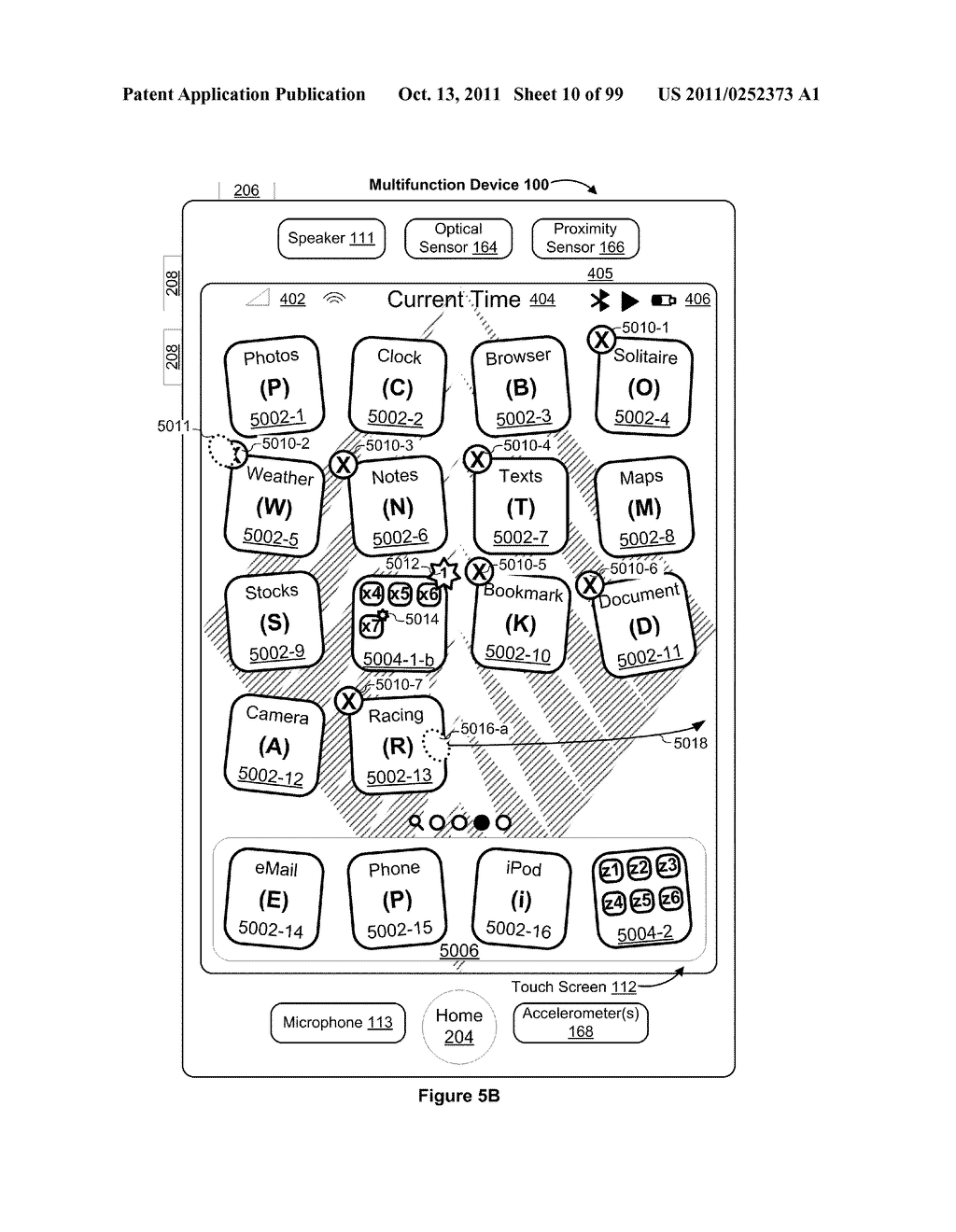 Device, Method, and Graphical User Interface for Managing Folders - diagram, schematic, and image 11