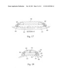 BODY PROTECTING ELEMENTS FOR USE WITH SPORTS APPAREL TO PROTECT A WEARER     FROM IMPACT AND FRICTIONAL FORCES diagram and image