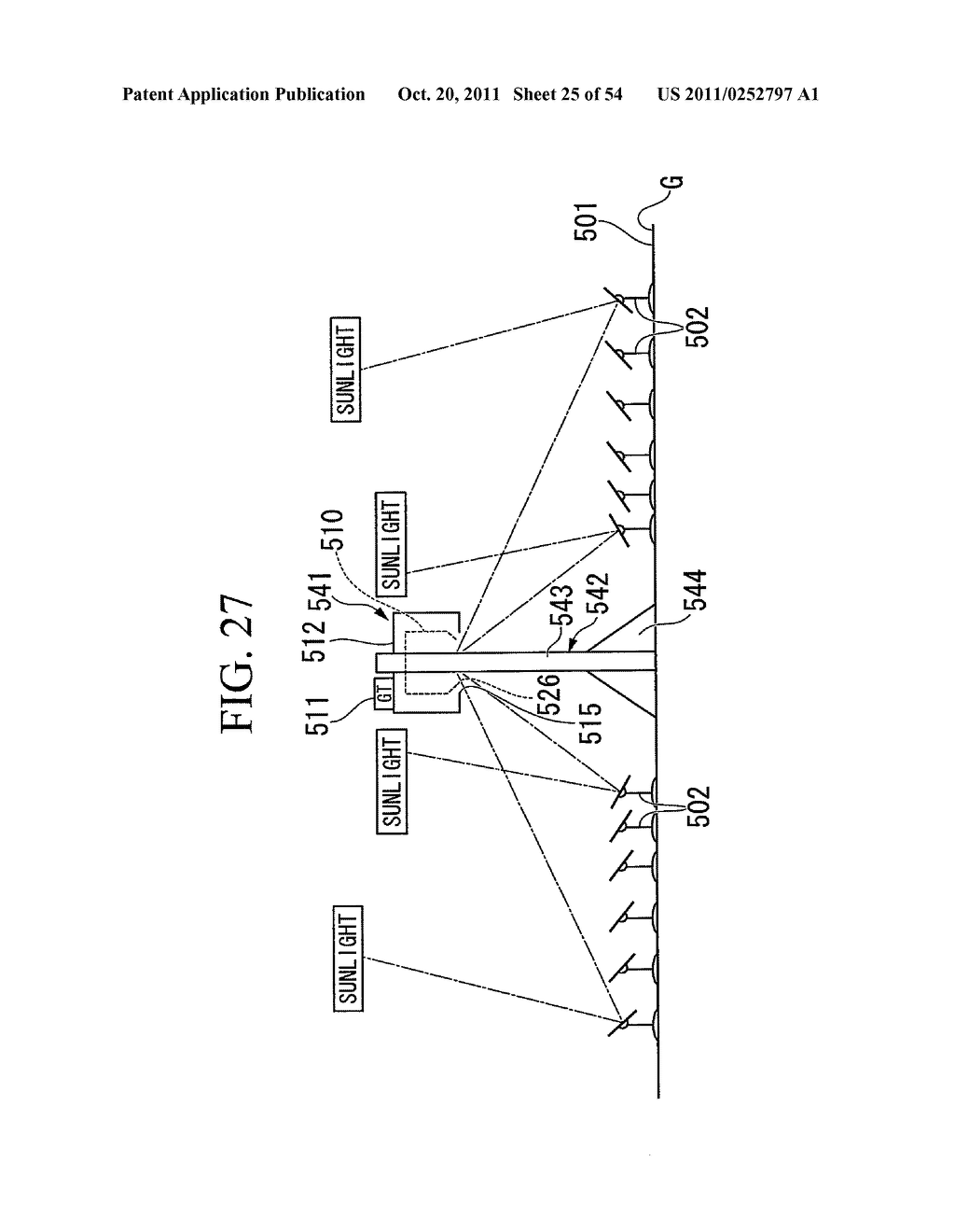 GAS TURBINE PLANT, HEAT RECEIVER, POWER GENERATING DEVICE, AND SUNLIGHT     COLLECTING SYSTEM ASSOCIATED WITH SOLAR THERMAL ELECTRIC GENERATION     SYSTEM - diagram, schematic, and image 26