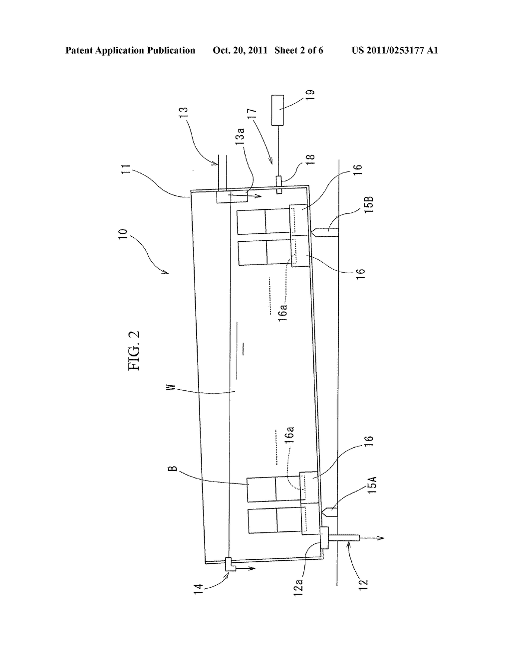 METHOD OF WASHING POLYCRYSTALLINE SILICON, APPARATUS FOR WASHING     POLYCRYSTALLINE SILICON, AND METHOD OF PRODUCING POLYCRYSTALLINE SILICON - diagram, schematic, and image 03