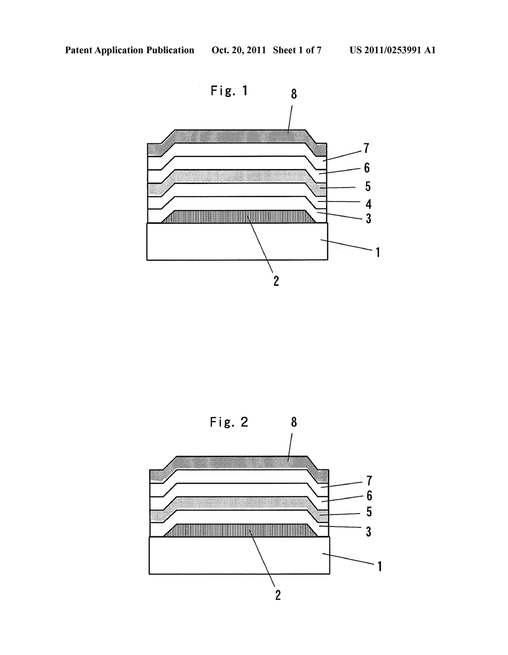 ORGANIC ELECTROLUMINESCENCE DEVICE - diagram, schematic, and image 02