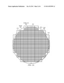 SEMICONDUCTOR WAFER HAVING SCRIBE LINE TEST MODULES INCLUDING MATCHING     PORTIONS FROM SUBCIRCUITS ON ACTIVE DIE diagram and image