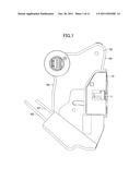 VEHICLE DOOR LOCK DEVICE diagram and image