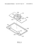 MOVABLE TOUCH MODULE AND ELECTRONIC DEVICE USING THE SAME diagram and image