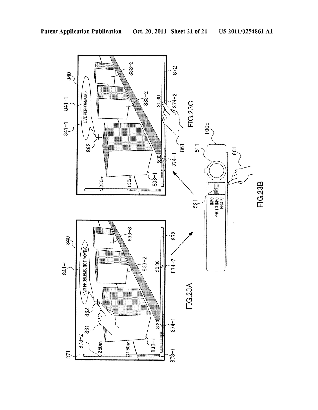 INFORMATION DISPLAYING APPARATUS AND INFORMATION DISPLAYING METHOD - diagram, schematic, and image 22