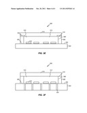 SUB-ASSEMBLY FOR A LIGHT-EMITTING DEVICE PACKAGE AND A LIGHT EMITTING     DIODE PACKAGE WITH FEATURES PREVENTING ENCAPSULANT DELAMINATION diagram and image