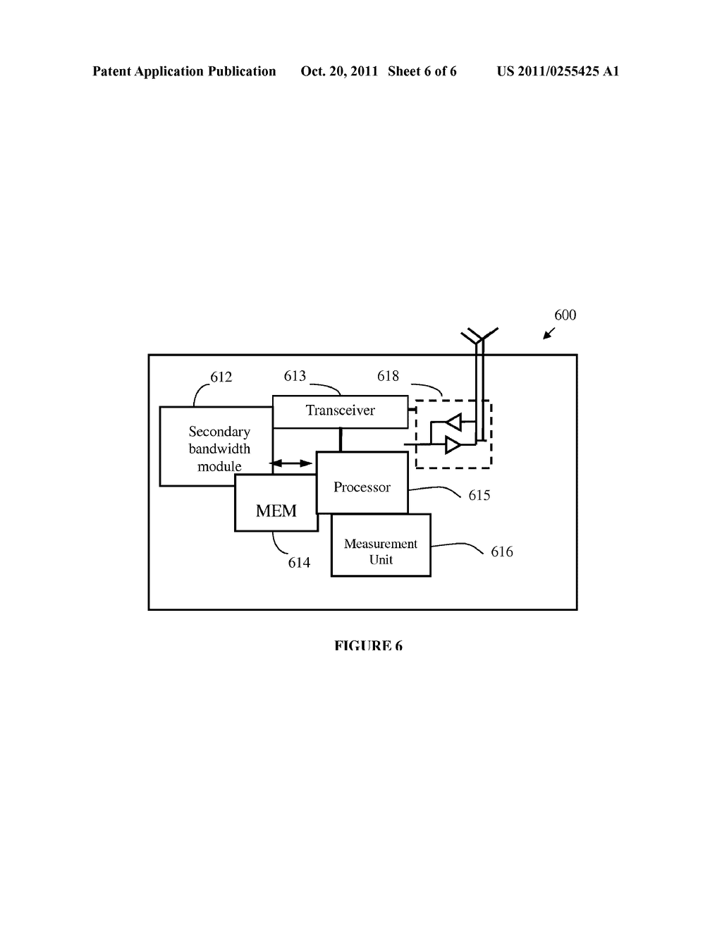 Methods and Apparatus for Secondary Bandwidth Detection and Allocation - diagram, schematic, and image 07