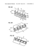 ROLLING ELEMENT ACCOMMODATING BELT FOR LINEAR GUIDE APPARATUS, LINEAR     GUIDE APPARATUS AND METALLIC MOLD FOR MANUFACTURING ROLLING ELEMENT     ACCOMMODATING BELT diagram and image