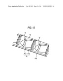 ROLLING ELEMENT ACCOMMODATING BELT FOR LINEAR GUIDE APPARATUS, LINEAR     GUIDE APPARATUS AND METALLIC MOLD FOR MANUFACTURING ROLLING ELEMENT     ACCOMMODATING BELT diagram and image