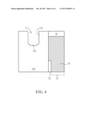 RECESSED-GATE TRANSISTOR DEVICE HAVING A DIELECTRIC LAYER WITH MULTI     THICKNESSES AND METHOD OF MAKING THE SAME diagram and image