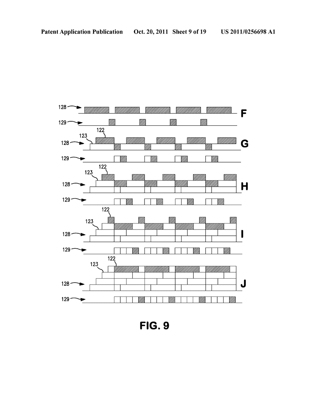 STEPPED MASKING FOR PATTERNED IMPLANTATION - diagram, schematic, and image 10