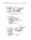 Retainer system for electric cable couplers diagram and image