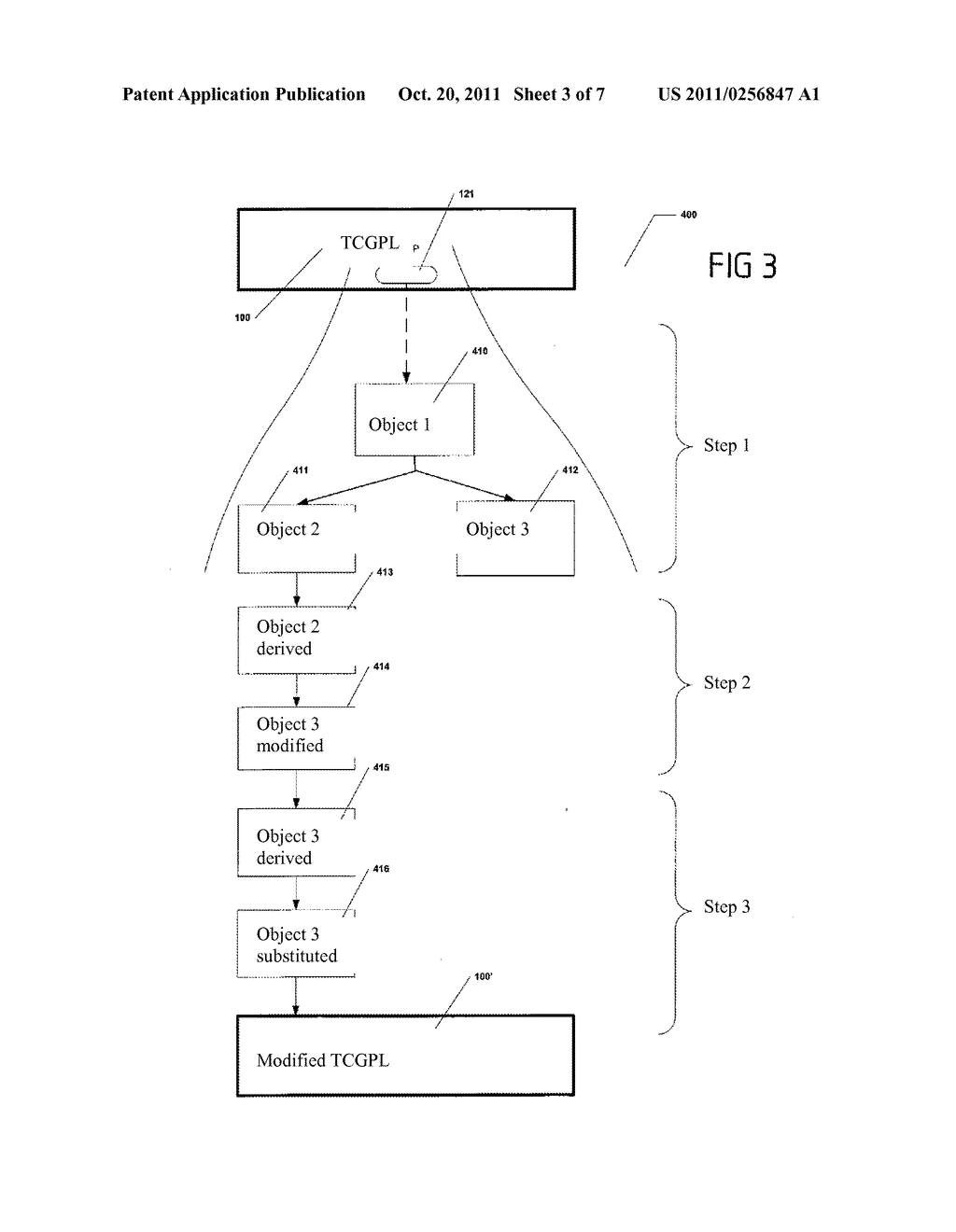 METHOD FOR MODIFYING THE OPERATING MODE OF A TECHNICAL COMMUNICATIONS     GROUP PLATFORM (TCGPL) OF A TELECOMMUNICATIONS NETWORK (TC NETWORK) - diagram, schematic, and image 04