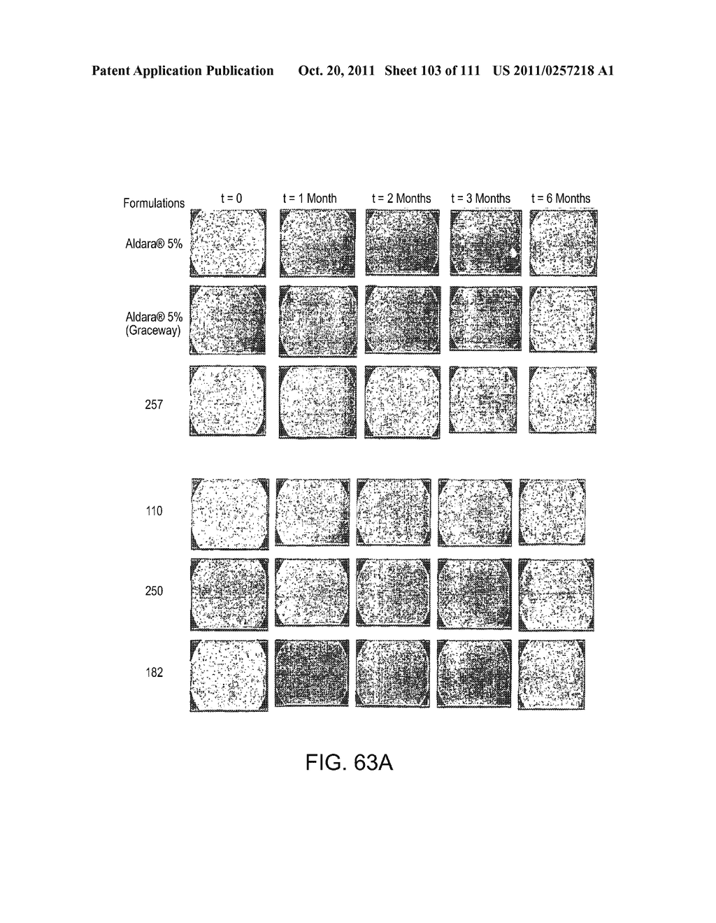 2 x 2 x 2 WEEK DOSING REGIMEN FOR TREATING ACTINIC KERATOSIS WITH     PHARMACEUTICAL COMPOSITIONS FORMULATED WITH 3.75 % IMIQUIMOD - diagram, schematic, and image 104