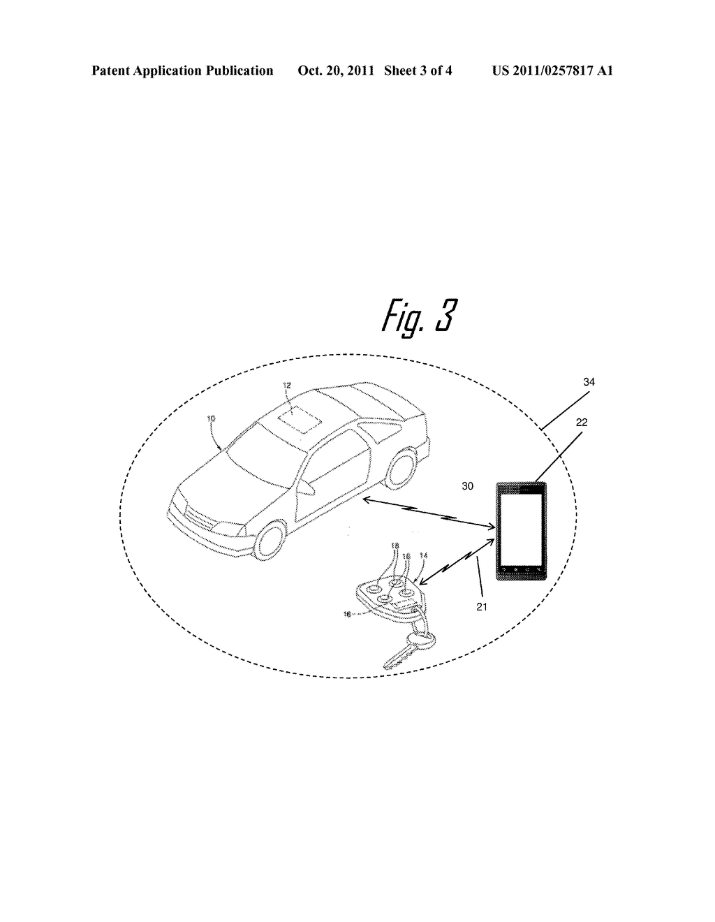 SYSTEM AND METHOD FOR COMMUNICATING WITH A VEHICLE - diagram, schematic, and image 04