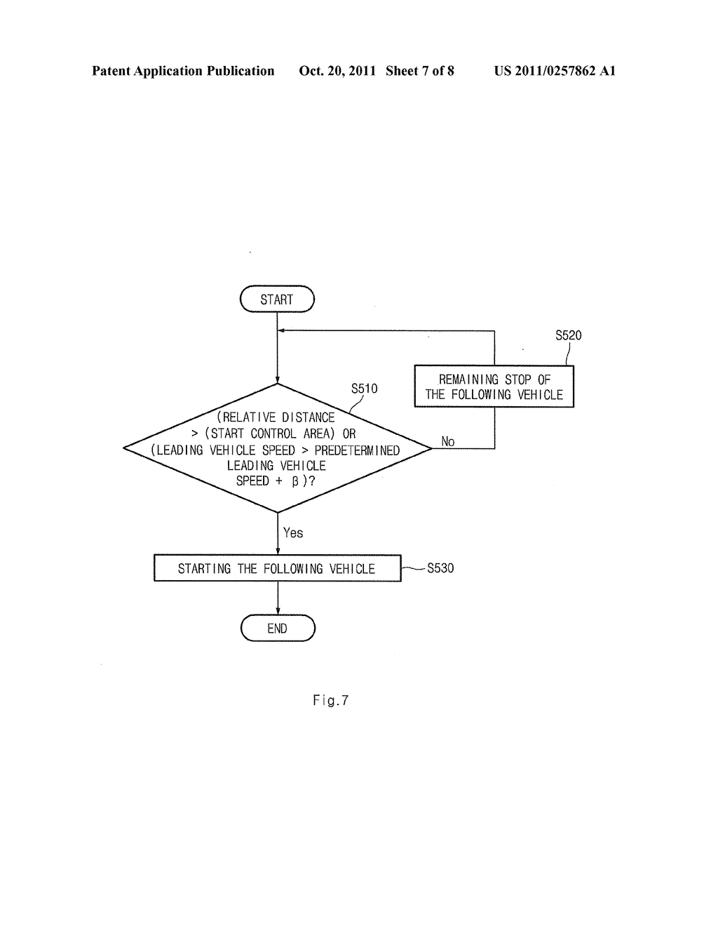 METHOD FOR CONTROLLING AUTOMATIC STOP AND START OF VEHICLE - diagram, schematic, and image 08