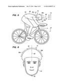 Aerodynamic Bicycle Helmet diagram and image