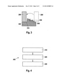 FASTENING DEVICE AND METHOD FOR FASTENING AN ELEMENT IN A KEYHOLE-SHAPED     CUTOUT IN A WALL diagram and image