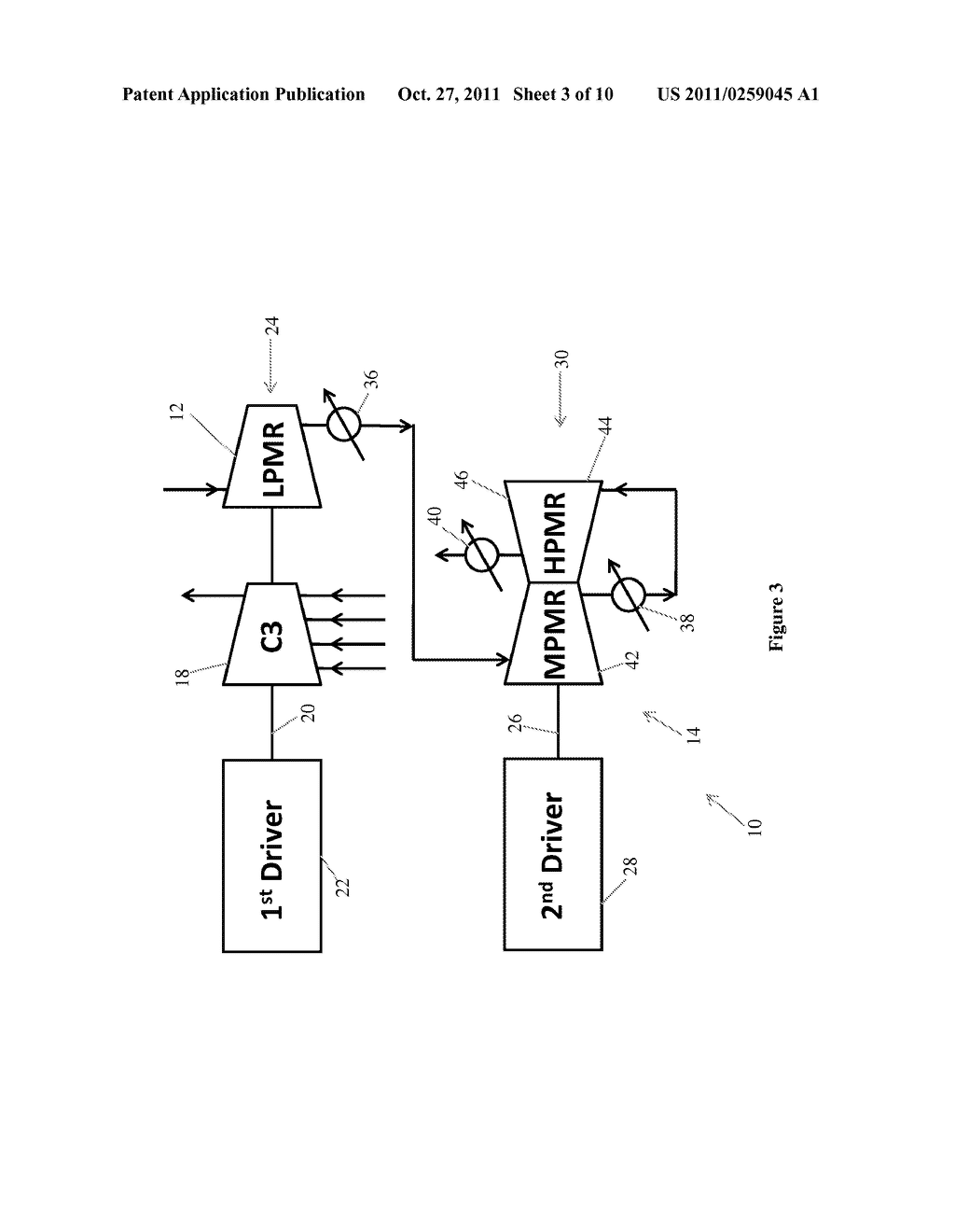 Power Matched Mixed Refrigerant Compression Circuit - diagram, schematic, and image 04