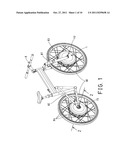 Power output device for wheeled vehicle diagram and image