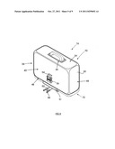 A COVER FOR A LUGGAGE CONTAINER diagram and image