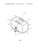 A COVER FOR A LUGGAGE CONTAINER diagram and image