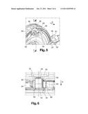 AXIALLY ADJUSTABLE WITHOUT PLAY COUPLING BETWEEN FLYWHEEL AND REACTION     PLATE diagram and image