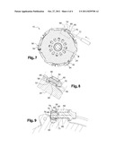 AXIALLY ADJUSTABLE WITHOUT PLAY COUPLING BETWEEN FLYWHEEL AND REACTION     PLATE diagram and image