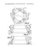 Dry clutch having solid lubricant friction stabilization inserts diagram and image