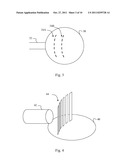 Section of a separation column, separation column and a method of     operation diagram and image