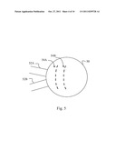 Section of a separation column, separation column and a method of     operation diagram and image