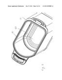 CANISTER WITH LEVER ACTUATED LATCH diagram and image