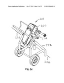 TILTING PAINT SPRAY PUMP AND CART diagram and image