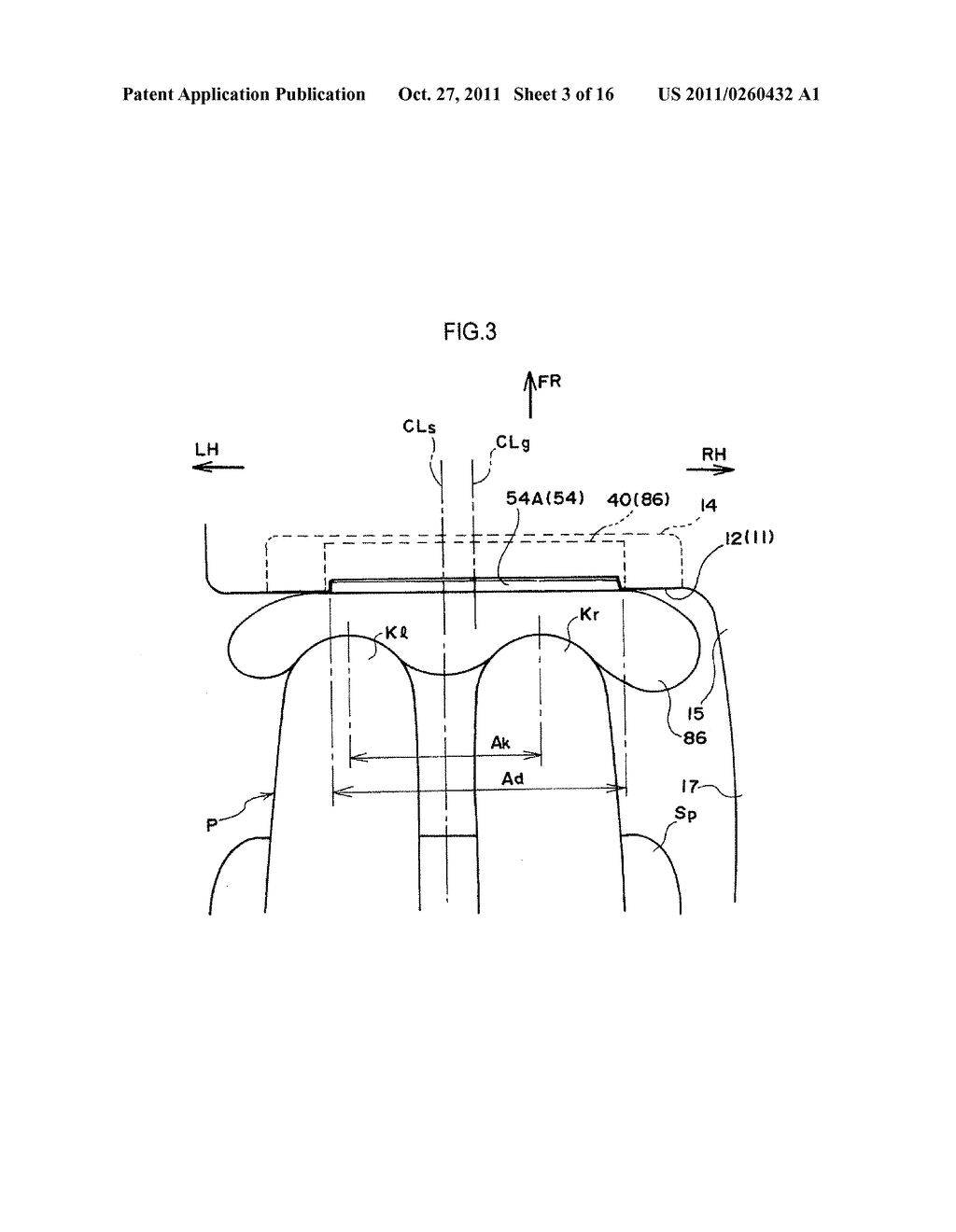 KNEE AIRBAG DEVICE FOR A VEHICLE - diagram, schematic, and image 04
