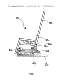 HORIZONTAL OSCILLATING DEVICE PROVIDING POSTURAL ADJUSTMENT diagram and image