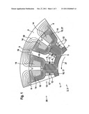 POSITIONAL RECOGNITION USING BEMF ZERO CROSSOVER RECOGNITION OF A ROTOR OF     AN ELECTRONICALLY COMMUTATED ELECTRIC MACHINE WITH TWO COIL SECTIONS OF     DIFFERENT INDUCTANCES diagram and image